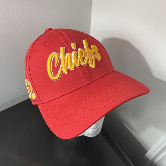 Kansas City Chiefs Hat Size M/L NFL Est. 1960 Red Cap Fitted Flex Stretch - Picture 1 of 6